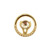 Пуговица DISBOTON, размер 40 цвет C/GOLD1 D 079. Арт 3329140GOLD10D
