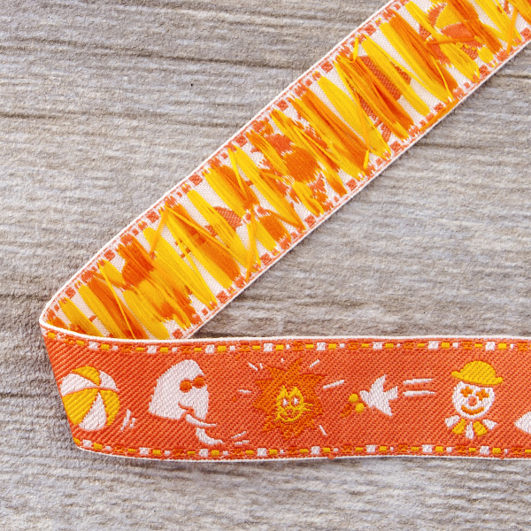 Лента жаккард SAFISA, 20 мм, 15 м, цвет 04. Арт 9108-20мм-04             