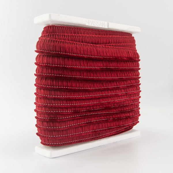 Бахрома декоративная, 30 мм, цвет бордовый. Арт BT - 30c - col.B-8