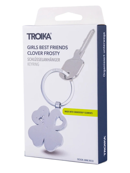 Брелок TROIKA "Клевер". Арт KR9-30/MA