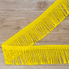 Бахрома витая, 60 мм, цвет лимонно-желтый