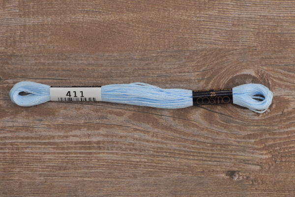 Мулине COSMO однотонный цвет  411       . Арт 25-6/411       