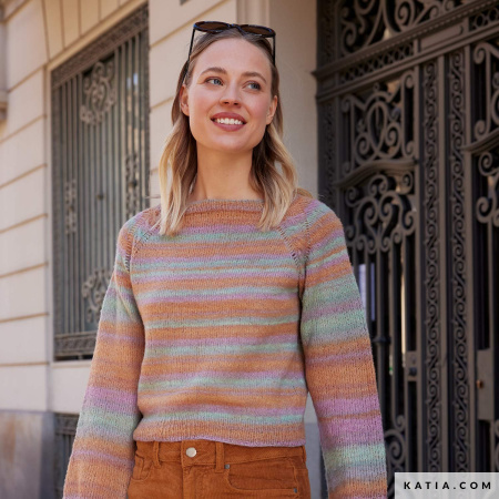 Журнал с моделями по пряже Katia  Woman-Man Multicolor 2. Арт 7923