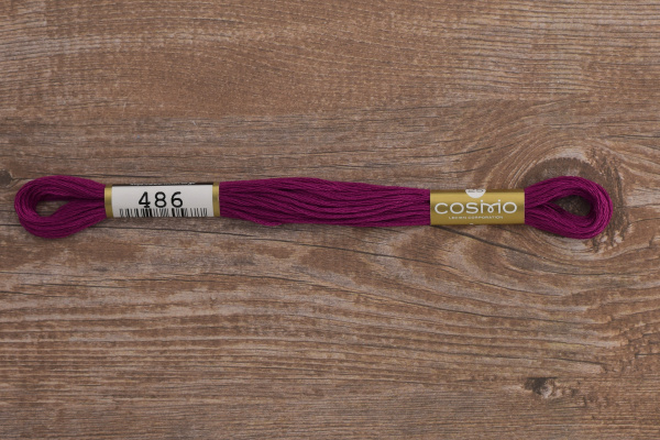 Мулине COSMO однотонный цвет  486       . Арт 25-6/486       