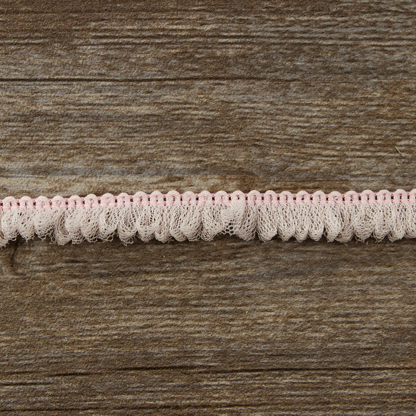 Тесьма декоративная, 17 мм, цвет розовый. Арт 2209/32