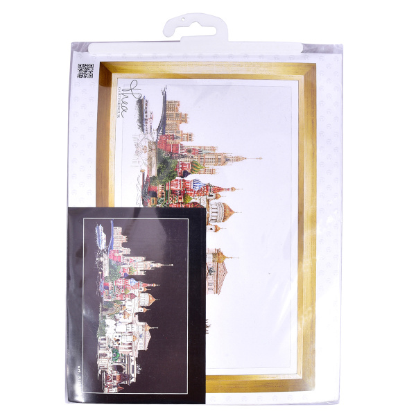 Набор для вышивания "Москва", канва аида (черная) 18 ct. Арт 510.05                  