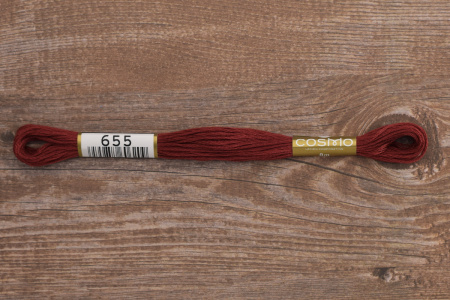 Мулине COSMO однотонный цвет  655       . Арт 25-6/655       