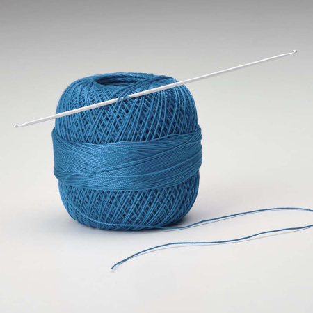 Крючок вязальный из алюминия для кругового тунисского вязания addiTun tunesische №3, 15 см. Арт 265-7/3-15