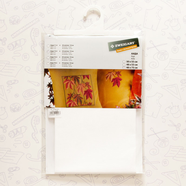 Канва в упаковке Stern-Aida 14 ct, 48 x 73 см, цвет №100. Арт н3706/100