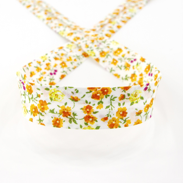 Косая бейка с рисунком SAFISA, арт.6452, 20 мм, 20 м, цвет 04. Арт 6452-20мм-04