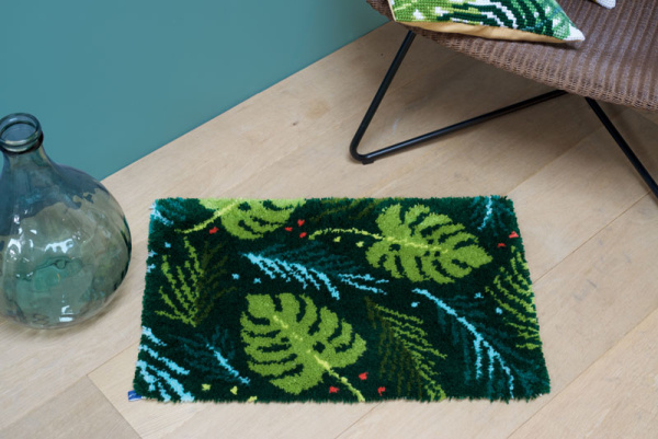 Набор для вышивания коврика "Листья". Арт PN-0170834