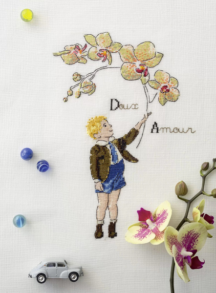 Книга "Французская вышивка крестом. Цветочные фантазии Элен ле Берр, 20 крупных схем"  Элен ле Бер. Арт 978-5-00241-008-8