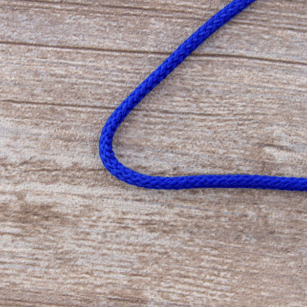 Шнур плетеный SPIRAL ( SAFISA), 4 мм, 25 м, цвет синий. Арт 25281-4-13