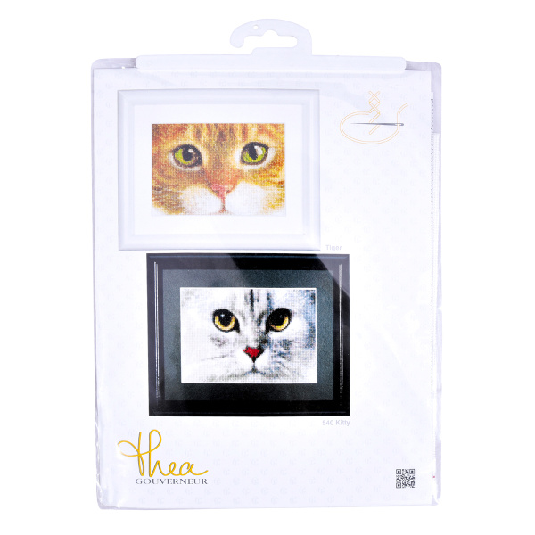 Набор для вышивания "Два котёнка", канва Aida 16 ct. Арт 540A