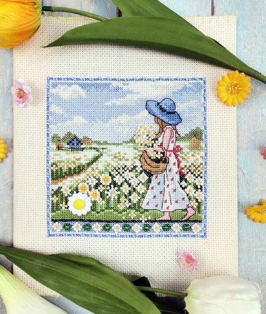 Набор для вышивания  "Ромашки". Арт 13.003.40