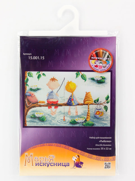 Набор для вышивания "Рыбалка" Elina Ellis illustration. Арт 15.001.15               