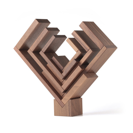 Конструктор дизайнерский NAEF CLASSIC "Corus" 6+, натуральное дерево ореха, 7 деталей. Арт 9427