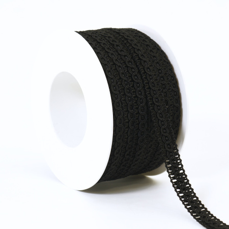 Тесьма PEGA тип интерьерная, цвет черный, 14 мм. Арт 844174214A7001          