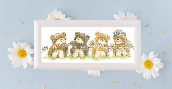 Набор для вышивания "Daisy Chain". Арт XMS34