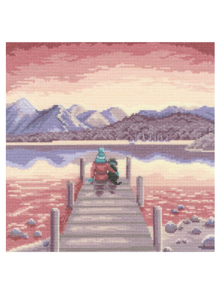 Набор для вышивания "A Pawfect Place By The Water". Арт XLP21