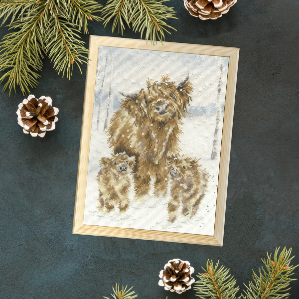 Набор для вышивания "Highland Christmas". Арт XHD128