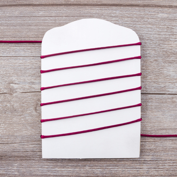 Шнур атласный SAFISA 2 мм, 25 м, цвет 30, бордо. Арт 462-30                  