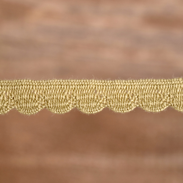 Кант-тесьма, 8 мм, цвет горчичный. Арт 2176/27