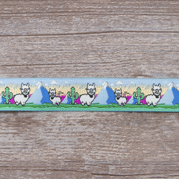 Лента жаккард UNION KNOPF "Лама". Арт 7570-020-0032