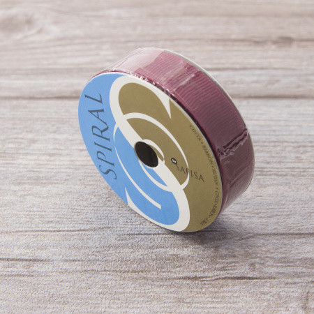 Лента репсовая SAFISA мини-рулон, 15 мм, 3,5 м, цвет 30, бордо. Арт P00350W-15мм-30         