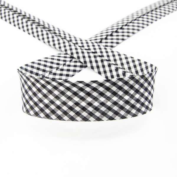 Косая бейка с рисунком SAFISA, арт.5400, 30 мм, 25 м, цвет 01. Арт 5400-30мм-01