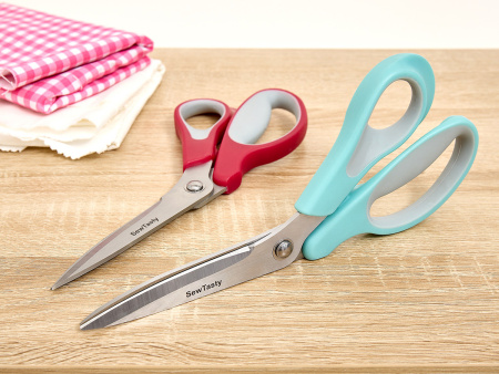 Ножницы портновские, 24 см, 12 шт. в картонном прикассовом стенде . Арт B4856