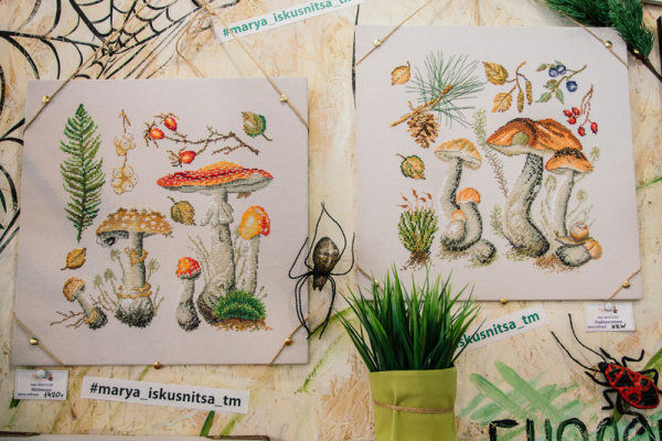 Набор для вышивания "Подберезовики". Арт 04.012.04