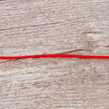 Шнур атласный мини-рулон, 1,5 мм, 4,5 м, цвет 14, красный. Арт P00470-1,5мм-14         