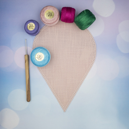 Форма для обвязывания крючком "Капелька". Арт 7028/4035               