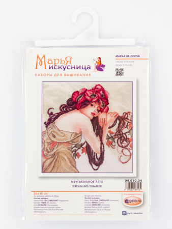 Набор для вышивания "Мечтательное Лето" по рисунку А. Муха. Арт 04.010.04 