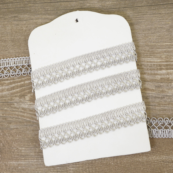 Тесьма PEGA тип интерьерная, цвет серый, 18 мм. Арт 844111218A1001