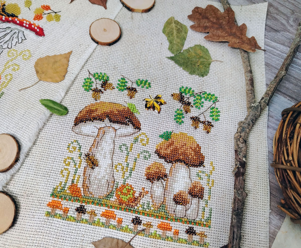 Набор для вышивания "Боровики". Арт 13.003.52