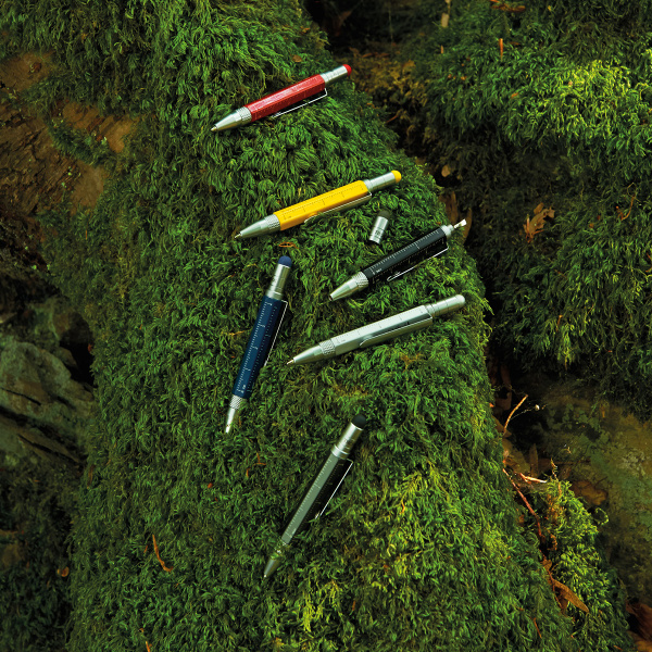 Ручка шариковая TROIKA многофункциональная "CONSTRUCTION LILIPUT". Арт PIP25/TI