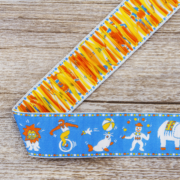 Лента жаккард SAFISA, 30 мм, 15 м, цвет 01. Арт 9108-30мм-01             