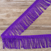 Бахрома витая, 60 мм, цвет фиолетовый. Арт PP-60 col.404