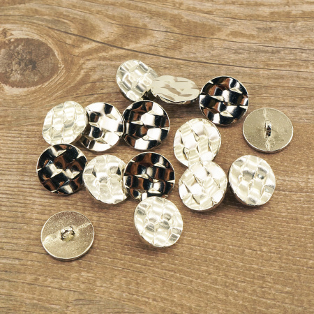 Пуговица DISBOTON, размер 28  цвет  C/09 NIKEL-NIKEL_FR ART.2485. Арт 32889280000980D