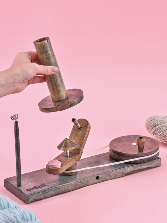 Моталка для пряжи addiWinder, ручная, с креплением, буковое дерево. Арт 532-2/000