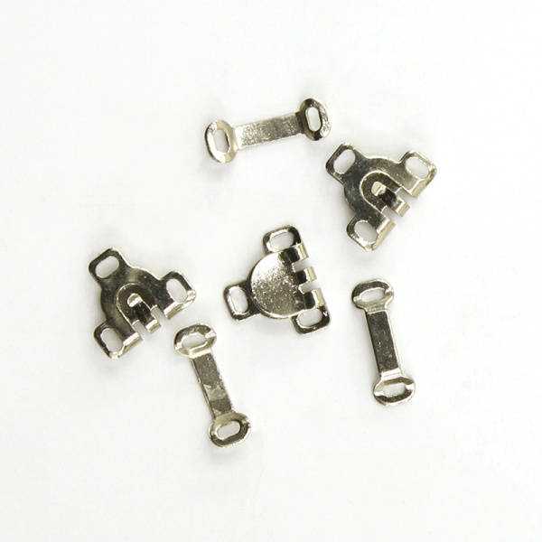 Крючок и плоская петля пришивные, 3 пары. Арт 430.XS/G002