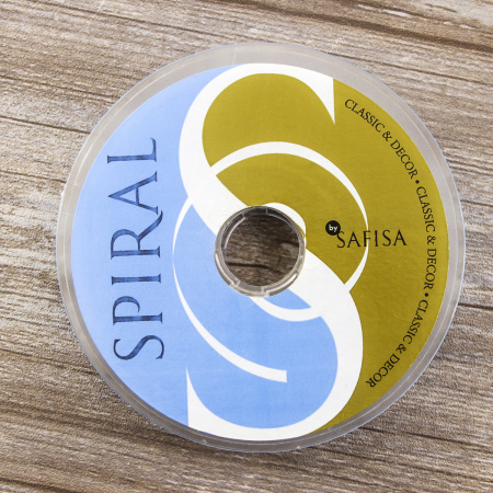 Косая бейка хлопок/полиэстер 20 мм, 25 м, цвет 69, Синий светлый. Арт 6120-20мм-69            