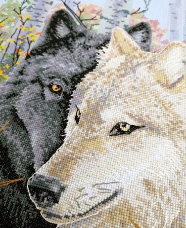 Набор для вышивания  "Волки". Арт 03.014.21