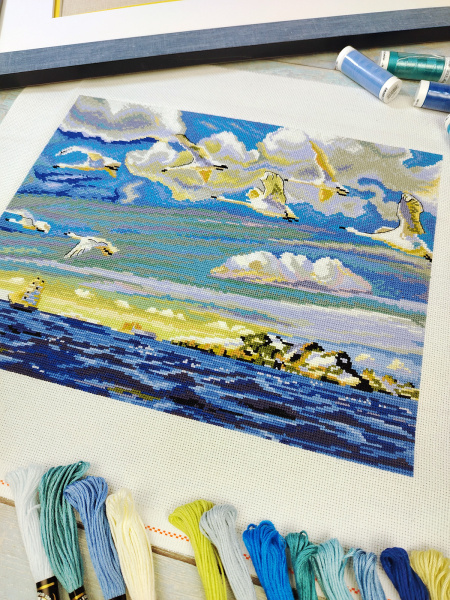 Набор для вышивания "В голубом просторе". Арт 06.003.08