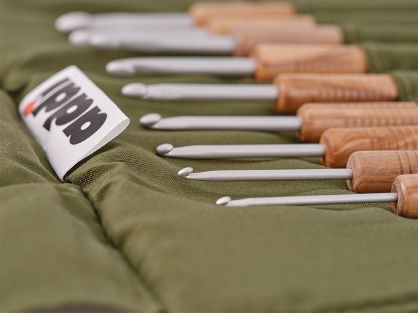 Набор крючков из оливкового дерева addiWrap, 2- 6 мм. Арт 632-2/000