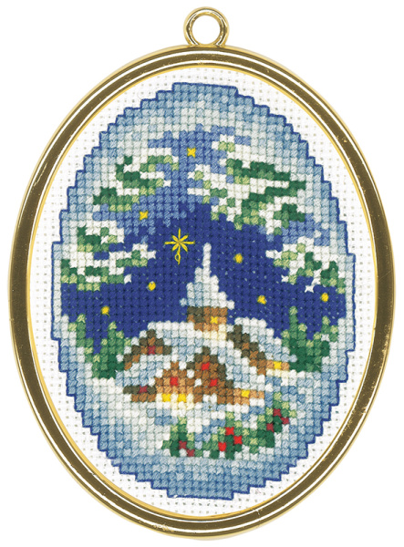 Набор для вышивания "Зимние деревни". Арт PN-0147905