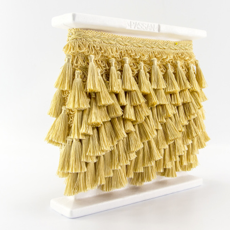 Тесьма с кисточками декоративная PASSAN цвет медовый. Арт BPK - 019-col.PE - 5
