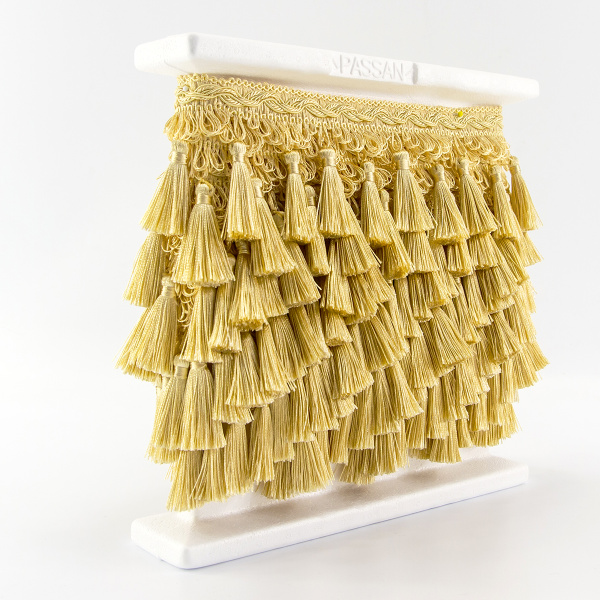 Тесьма с кисточками декоративная PASSAN цвет медовый. Арт BPK - 019-col.PE - 5